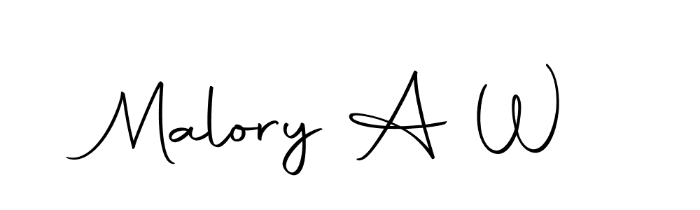if you are searching for the best signature style for your name Malory A W. so please give up your signature search. here we have designed multiple signature styles  using Autography-DOLnW. Malory A W signature style 10 images and pictures png