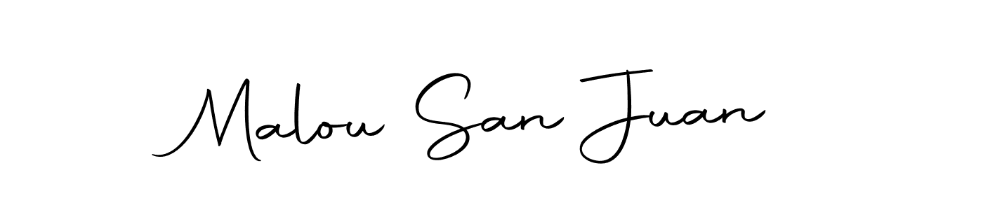 Also we have Malou San Juan name is the best signature style. Create professional handwritten signature collection using Autography-DOLnW autograph style. Malou San Juan signature style 10 images and pictures png