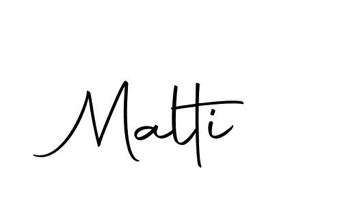 Similarly Autography-DOLnW is the best handwritten signature design. Signature creator online .You can use it as an online autograph creator for name Malti. Malti signature style 10 images and pictures png