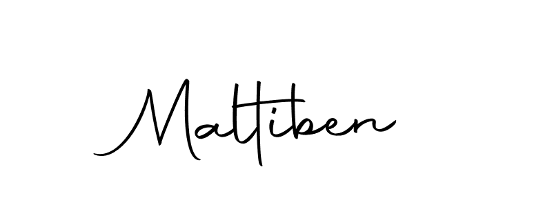 Create a beautiful signature design for name Maltiben. With this signature (Autography-DOLnW) fonts, you can make a handwritten signature for free. Maltiben signature style 10 images and pictures png