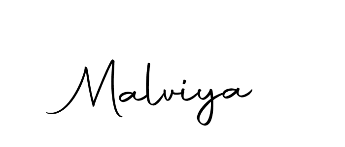 Use a signature maker to create a handwritten signature online. With this signature software, you can design (Autography-DOLnW) your own signature for name Malviya. Malviya signature style 10 images and pictures png