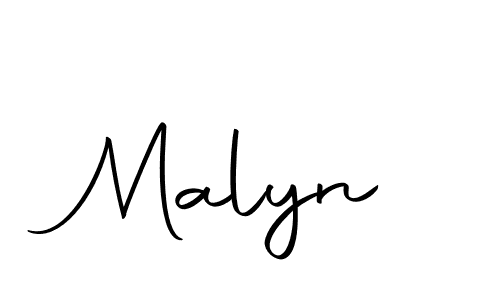 You should practise on your own different ways (Autography-DOLnW) to write your name (Malyn) in signature. don't let someone else do it for you. Malyn signature style 10 images and pictures png