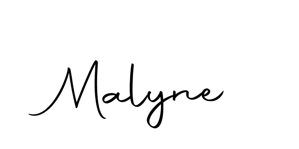 Malyne stylish signature style. Best Handwritten Sign (Autography-DOLnW) for my name. Handwritten Signature Collection Ideas for my name Malyne. Malyne signature style 10 images and pictures png