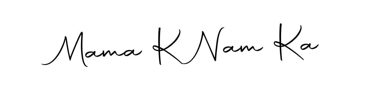 Similarly Autography-DOLnW is the best handwritten signature design. Signature creator online .You can use it as an online autograph creator for name Mama K Nam Ka. Mama K Nam Ka signature style 10 images and pictures png