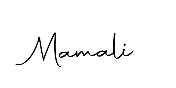 Make a beautiful signature design for name Mamali. Use this online signature maker to create a handwritten signature for free. Mamali signature style 10 images and pictures png