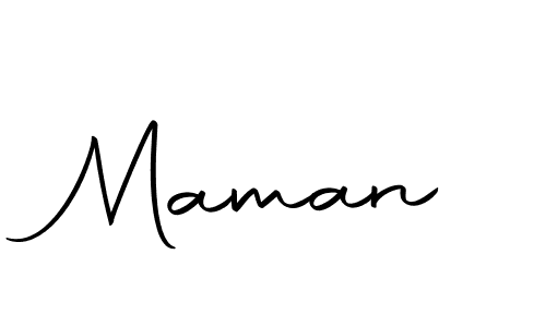 You should practise on your own different ways (Autography-DOLnW) to write your name (Maman) in signature. don't let someone else do it for you. Maman signature style 10 images and pictures png