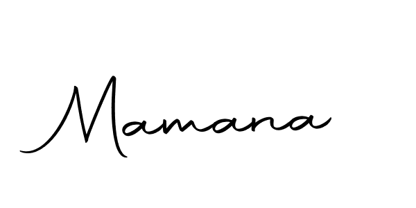 Use a signature maker to create a handwritten signature online. With this signature software, you can design (Autography-DOLnW) your own signature for name Mamana. Mamana signature style 10 images and pictures png
