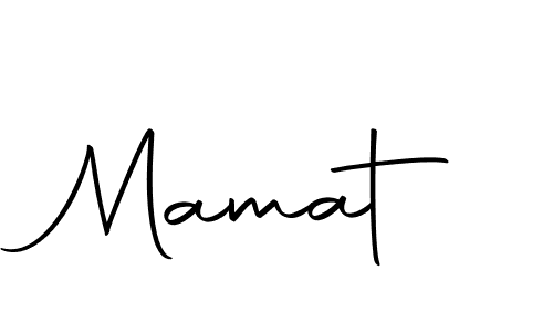 How to make Mamat signature? Autography-DOLnW is a professional autograph style. Create handwritten signature for Mamat name. Mamat signature style 10 images and pictures png