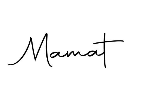 How to make Mamat signature? Autography-DOLnW is a professional autograph style. Create handwritten signature for Mamat name. Mamat signature style 10 images and pictures png