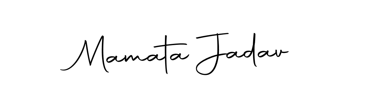 How to make Mamata Jadav signature? Autography-DOLnW is a professional autograph style. Create handwritten signature for Mamata Jadav name. Mamata Jadav signature style 10 images and pictures png