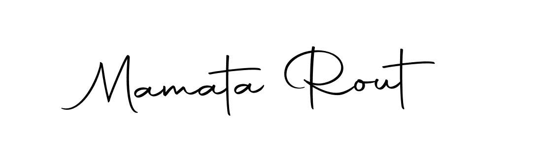 Design your own signature with our free online signature maker. With this signature software, you can create a handwritten (Autography-DOLnW) signature for name Mamata Rout. Mamata Rout signature style 10 images and pictures png