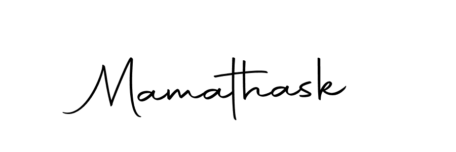 Make a beautiful signature design for name Mamathask. With this signature (Autography-DOLnW) style, you can create a handwritten signature for free. Mamathask signature style 10 images and pictures png