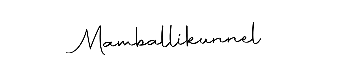 Here are the top 10 professional signature styles for the name Mamballikunnel. These are the best autograph styles you can use for your name. Mamballikunnel signature style 10 images and pictures png