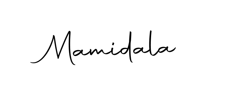 Create a beautiful signature design for name Mamidala. With this signature (Autography-DOLnW) fonts, you can make a handwritten signature for free. Mamidala signature style 10 images and pictures png