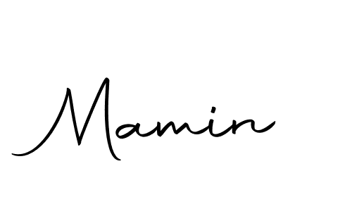 Create a beautiful signature design for name Mamin. With this signature (Autography-DOLnW) fonts, you can make a handwritten signature for free. Mamin signature style 10 images and pictures png
