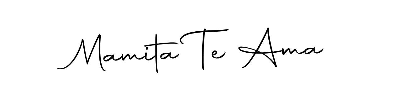 Make a beautiful signature design for name Mamita Te Ama. With this signature (Autography-DOLnW) style, you can create a handwritten signature for free. Mamita Te Ama signature style 10 images and pictures png