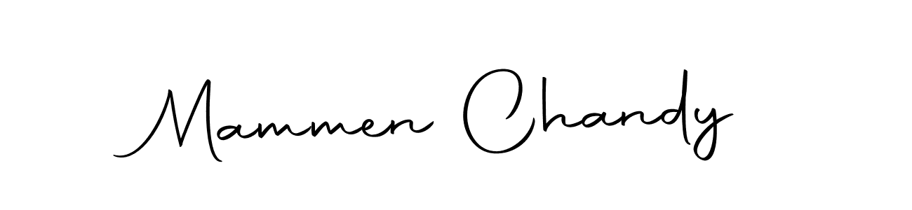 Create a beautiful signature design for name Mammen Chandy. With this signature (Autography-DOLnW) fonts, you can make a handwritten signature for free. Mammen Chandy signature style 10 images and pictures png