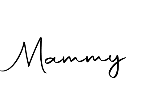 Design your own signature with our free online signature maker. With this signature software, you can create a handwritten (Autography-DOLnW) signature for name Mammy. Mammy signature style 10 images and pictures png