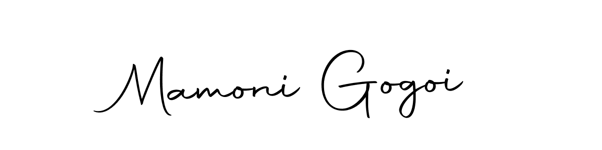 The best way (Autography-DOLnW) to make a short signature is to pick only two or three words in your name. The name Mamoni Gogoi include a total of six letters. For converting this name. Mamoni Gogoi signature style 10 images and pictures png