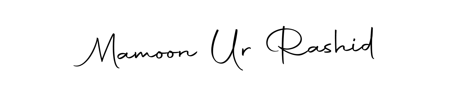 Also we have Mamoon Ur Rashid name is the best signature style. Create professional handwritten signature collection using Autography-DOLnW autograph style. Mamoon Ur Rashid signature style 10 images and pictures png