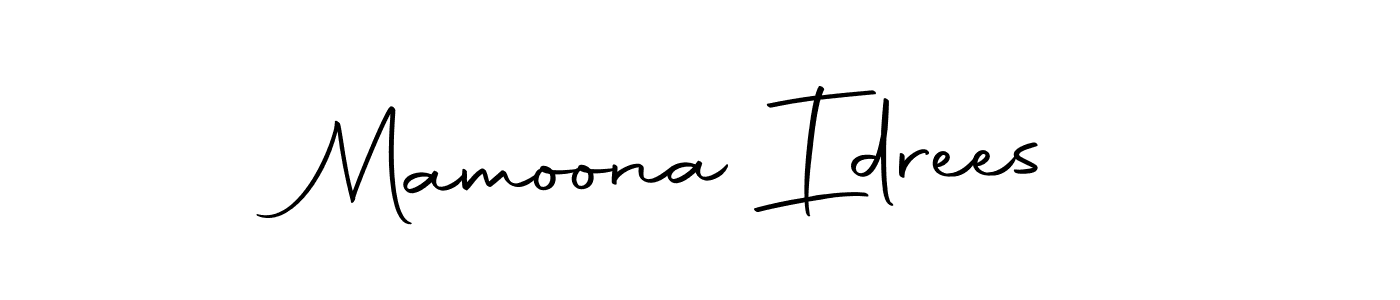 Once you've used our free online signature maker to create your best signature Autography-DOLnW style, it's time to enjoy all of the benefits that Mamoona Idrees name signing documents. Mamoona Idrees signature style 10 images and pictures png
