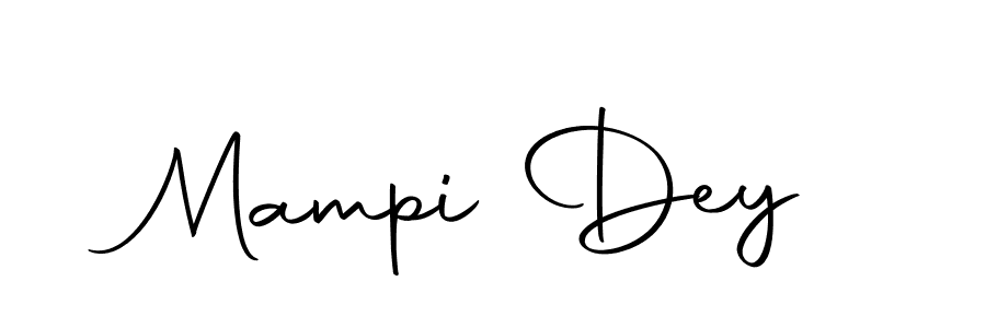 How to make Mampi Dey name signature. Use Autography-DOLnW style for creating short signs online. This is the latest handwritten sign. Mampi Dey signature style 10 images and pictures png