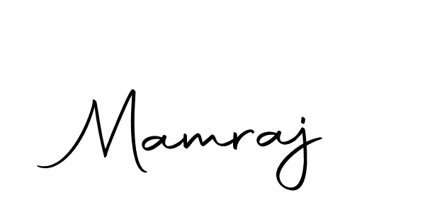 Create a beautiful signature design for name Mamraj. With this signature (Autography-DOLnW) fonts, you can make a handwritten signature for free. Mamraj signature style 10 images and pictures png