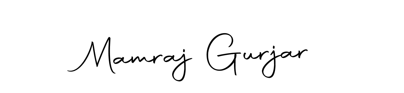 Use a signature maker to create a handwritten signature online. With this signature software, you can design (Autography-DOLnW) your own signature for name Mamraj Gurjar. Mamraj Gurjar signature style 10 images and pictures png