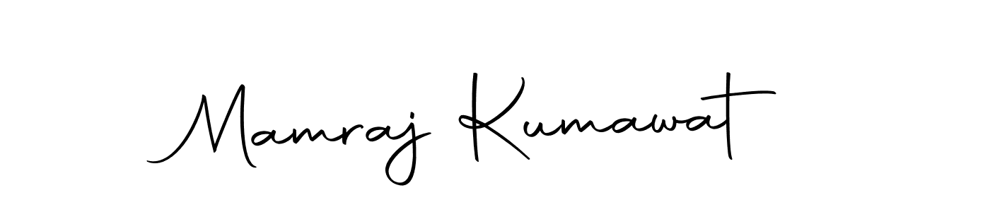 Use a signature maker to create a handwritten signature online. With this signature software, you can design (Autography-DOLnW) your own signature for name Mamraj Kumawat. Mamraj Kumawat signature style 10 images and pictures png