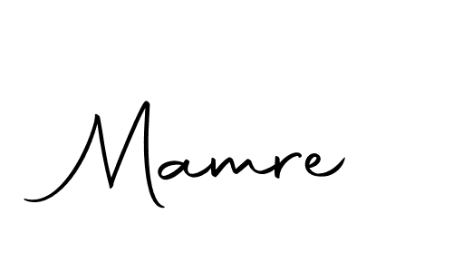 Design your own signature with our free online signature maker. With this signature software, you can create a handwritten (Autography-DOLnW) signature for name Mamre. Mamre signature style 10 images and pictures png