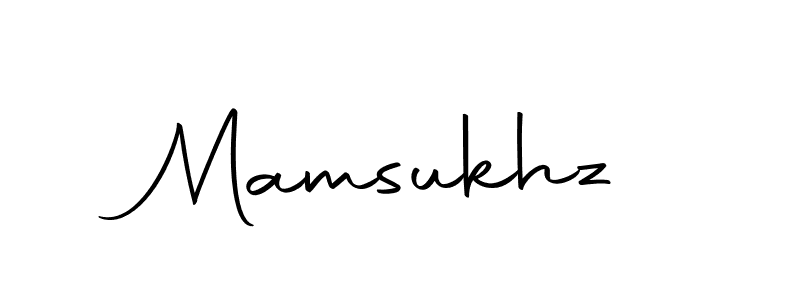 Make a beautiful signature design for name Mamsukhz. Use this online signature maker to create a handwritten signature for free. Mamsukhz signature style 10 images and pictures png