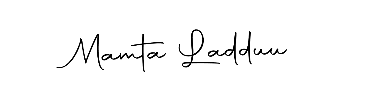 Autography-DOLnW is a professional signature style that is perfect for those who want to add a touch of class to their signature. It is also a great choice for those who want to make their signature more unique. Get Mamta Ladduu name to fancy signature for free. Mamta Ladduu signature style 10 images and pictures png