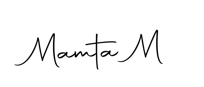 Autography-DOLnW is a professional signature style that is perfect for those who want to add a touch of class to their signature. It is also a great choice for those who want to make their signature more unique. Get Mamta M name to fancy signature for free. Mamta M signature style 10 images and pictures png