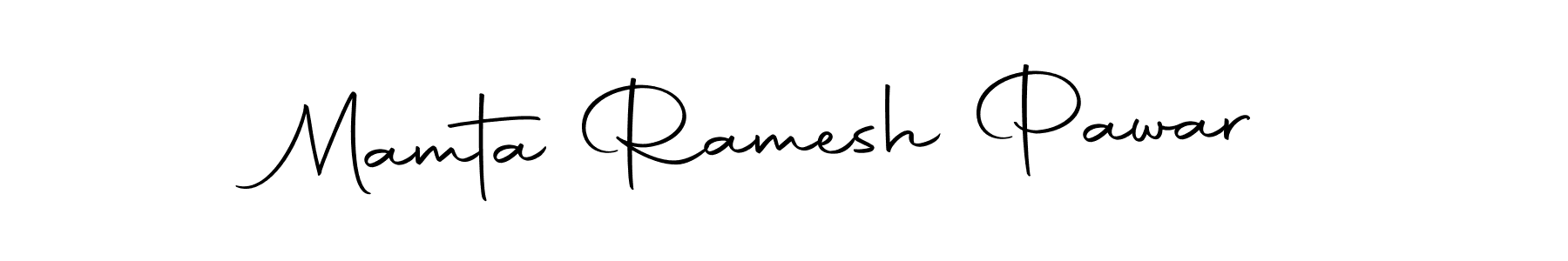 Create a beautiful signature design for name Mamta Ramesh Pawar. With this signature (Autography-DOLnW) fonts, you can make a handwritten signature for free. Mamta Ramesh Pawar signature style 10 images and pictures png