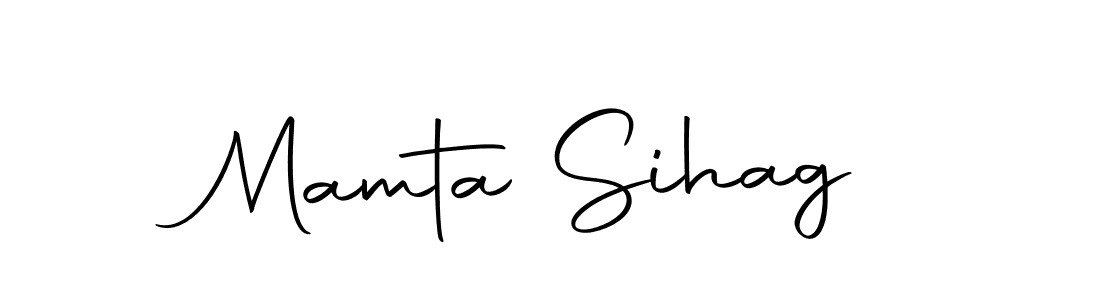 Make a beautiful signature design for name Mamta Sihag. Use this online signature maker to create a handwritten signature for free. Mamta Sihag signature style 10 images and pictures png