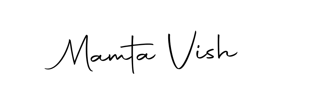 Also we have Mamta Vish name is the best signature style. Create professional handwritten signature collection using Autography-DOLnW autograph style. Mamta Vish signature style 10 images and pictures png