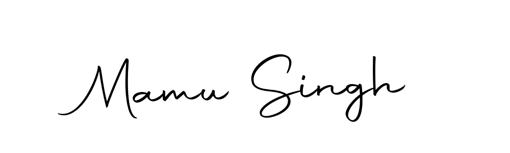 Mamu Singh stylish signature style. Best Handwritten Sign (Autography-DOLnW) for my name. Handwritten Signature Collection Ideas for my name Mamu Singh. Mamu Singh signature style 10 images and pictures png