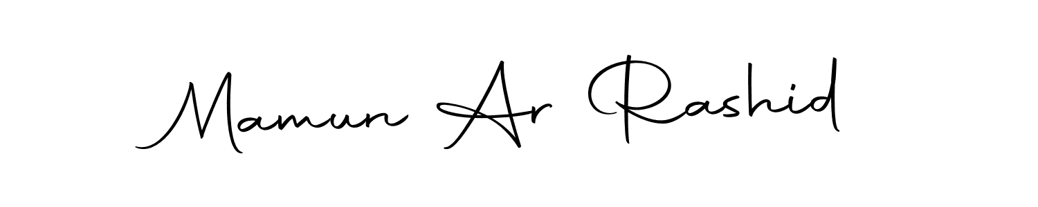 Design your own signature with our free online signature maker. With this signature software, you can create a handwritten (Autography-DOLnW) signature for name Mamun Ar Rashid. Mamun Ar Rashid signature style 10 images and pictures png