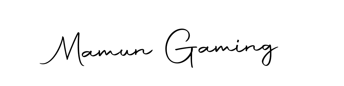 How to make Mamun Gaming signature? Autography-DOLnW is a professional autograph style. Create handwritten signature for Mamun Gaming name. Mamun Gaming signature style 10 images and pictures png