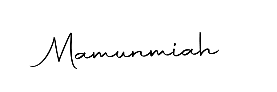 How to make Mamunmiah signature? Autography-DOLnW is a professional autograph style. Create handwritten signature for Mamunmiah name. Mamunmiah signature style 10 images and pictures png