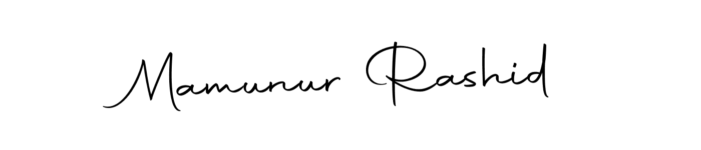 Create a beautiful signature design for name Mamunur Rashid. With this signature (Autography-DOLnW) fonts, you can make a handwritten signature for free. Mamunur Rashid signature style 10 images and pictures png