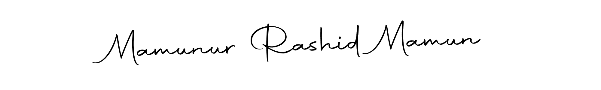 Make a beautiful signature design for name Mamunur Rashid Mamun. Use this online signature maker to create a handwritten signature for free. Mamunur Rashid Mamun signature style 10 images and pictures png