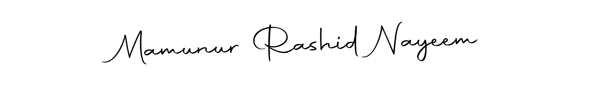 Also we have Mamunur Rashid Nayeem name is the best signature style. Create professional handwritten signature collection using Autography-DOLnW autograph style. Mamunur Rashid Nayeem signature style 10 images and pictures png