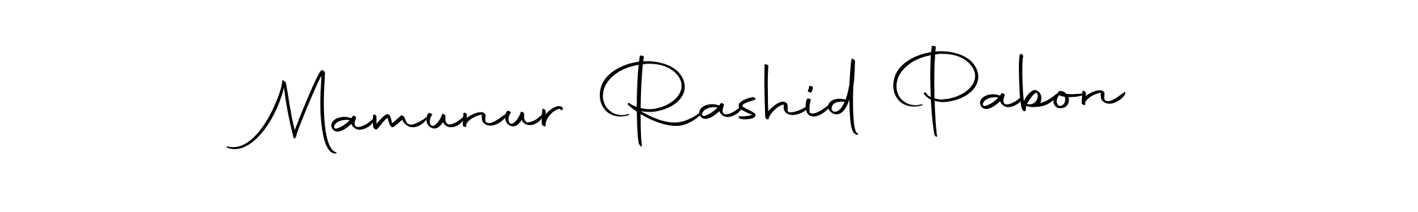 How to make Mamunur Rashid Pabon signature? Autography-DOLnW is a professional autograph style. Create handwritten signature for Mamunur Rashid Pabon name. Mamunur Rashid Pabon signature style 10 images and pictures png