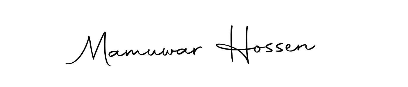 Make a short Mamuwar Hossen signature style. Manage your documents anywhere anytime using Autography-DOLnW. Create and add eSignatures, submit forms, share and send files easily. Mamuwar Hossen signature style 10 images and pictures png