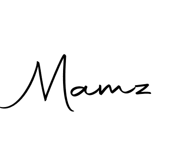 The best way (Autography-DOLnW) to make a short signature is to pick only two or three words in your name. The name Mamz include a total of six letters. For converting this name. Mamz signature style 10 images and pictures png
