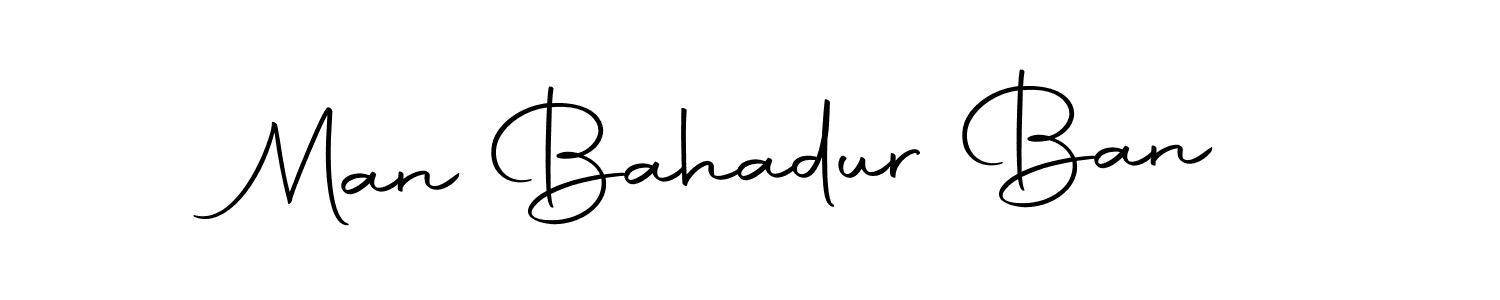 Design your own signature with our free online signature maker. With this signature software, you can create a handwritten (Autography-DOLnW) signature for name Man Bahadur Ban. Man Bahadur Ban signature style 10 images and pictures png