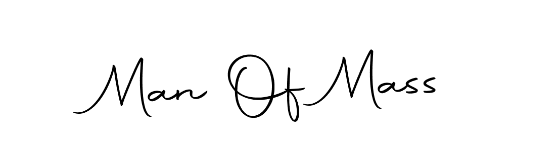 Design your own signature with our free online signature maker. With this signature software, you can create a handwritten (Autography-DOLnW) signature for name Man Of Mass. Man Of Mass signature style 10 images and pictures png