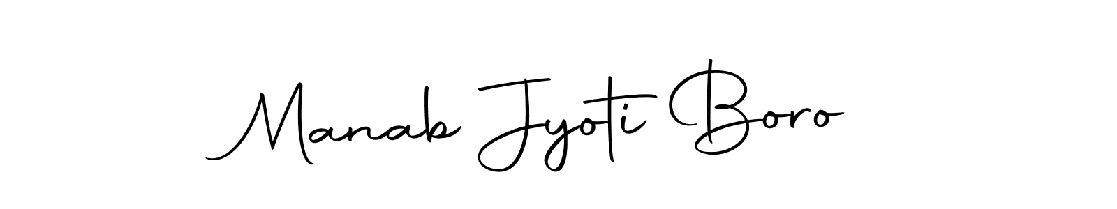 Manab Jyoti Boro stylish signature style. Best Handwritten Sign (Autography-DOLnW) for my name. Handwritten Signature Collection Ideas for my name Manab Jyoti Boro. Manab Jyoti Boro signature style 10 images and pictures png