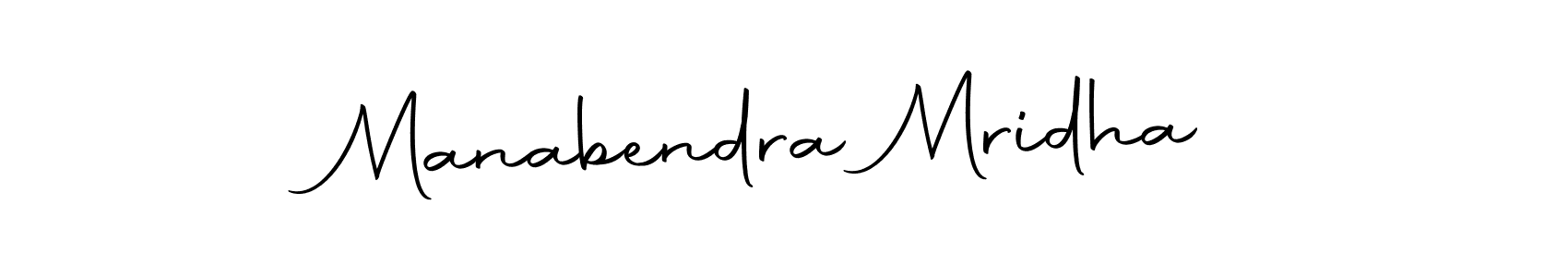The best way (Autography-DOLnW) to make a short signature is to pick only two or three words in your name. The name Manabendra Mridha include a total of six letters. For converting this name. Manabendra Mridha signature style 10 images and pictures png